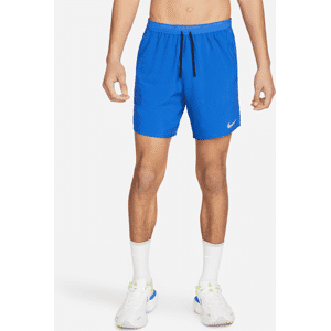 Nike Stride Dri-FIT-2-i-1-løbeshorts (18 cm) til mænd - blå blå L