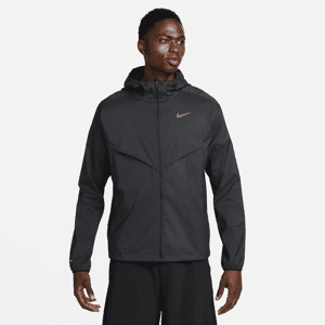 Nike Windrunner Repel-løbejakke til mænd - sort sort L