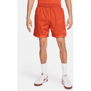 NikeCourt Heritage Dri-FIT-tennisshorts (15 cm) med print til mænd - Orange Orange L