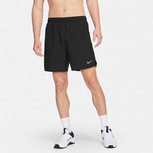 Nike Challenger Dri-FIT 7-løbeshorts (18 cm) med indershorts til mænd - sort sort S