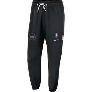 Brooklyn Nets Standard Issue Nike Dri-FIT NBA-bukser til mænd - sort sort L