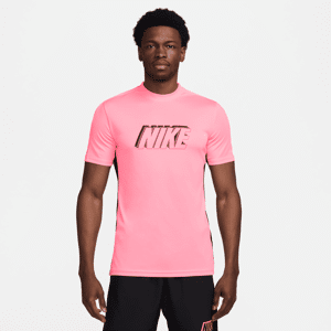 Kortærmet Nike Academy Dri-FIT-fodboldtrøje til mænd - Pink Pink S