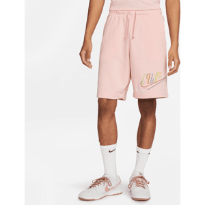 Nike Club Fleece-shorts i french terry til mænd - Pink Pink S