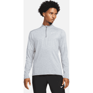 Nike Element Dri-FIT-løbetop med 1/2 lynlås til mænd - grå grå XL