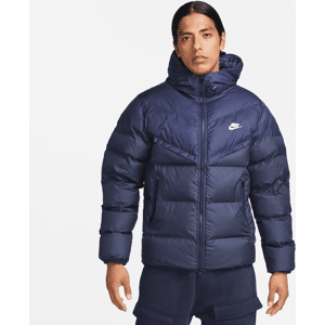 Nike Windrunner PrimaLoft® Storm-FIT-dynejakke med hætte til mænd - blå blå L