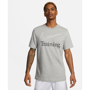 Nike Dri-FIT-trænings-T-shirt til mænd - grå grå M