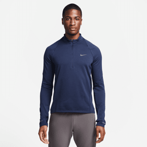 Nike Element Repel Therma-FIT-løbeoverdel med 1/2 lynlås til mænd - blå blå S