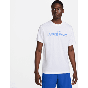 Nike Dri-FIT-fitness-T-shirt til mænd - hvid hvid XXL