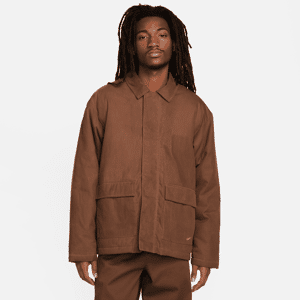 Voksbehandlet Nike Life-lærredsjakke til mænd - brun brun 3XL
