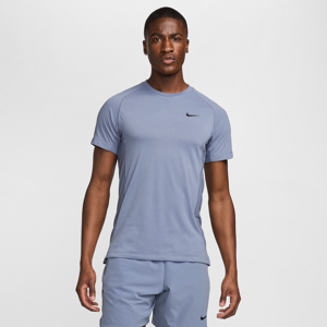Kortærmet Nike Flex Rep-Dri-FIT-fitnesstrøje til mænd - blå blå S