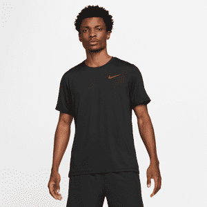 Kortærmet Nike Pro Dri-FIT-overdel til mænd - sort sort XL