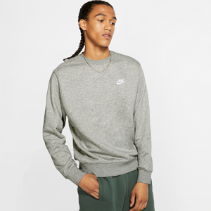 Nike Sportswear Club-frottetrøje med rund hals til kvinder - grå grå L