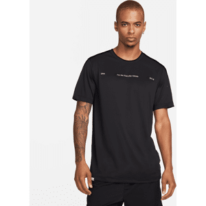 Nike Dri-FIT Fitness-T-shirt til mænd - sort sort XXL