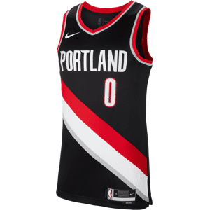 Portland Trail Blazers Icon Edition 2022/23 Nike Dri-FIT NBA Swingman-trøje til mænd - sort sort XXL