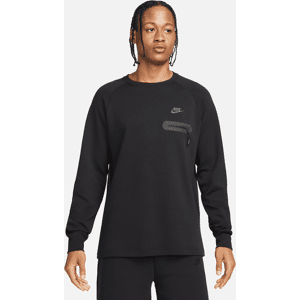 Let og langærmet Nike Tech Fleece-trøje til mænd - sort sort XXL