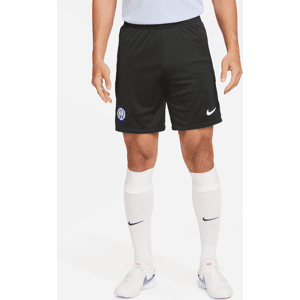 Maskinstrikkede Inter Milan Strike Nike Dri-FIT-fodboldshorts til mænd - sort sort M