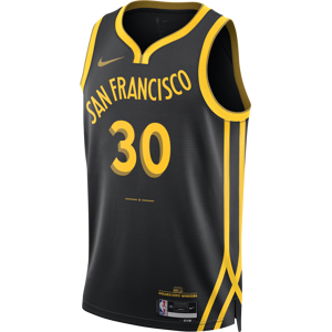 Stephen Curry Golden State Warriors City Edition 2023/24 Nike Dri-FIT NBA Swingman-trøje til mænd - sort sort L