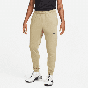 Nike Dry Dri-FIT-fitnessbukser i fleece til mænd - brun brun L