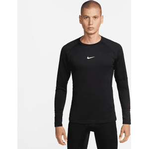 Nike Pro Warm-langærmet overdel til mænd - sort sort XL