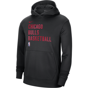 Chicago Bulls Spotlight Nike Dri-FIT NBA-pullover-hættetrøje til mænd - sort sort L