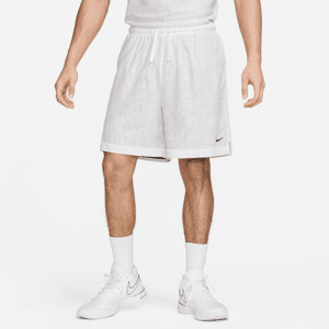 Vendbare Nike Standard Issue Dri-FIT--basketballshorts (15 cm) til mænd - hvid hvid L