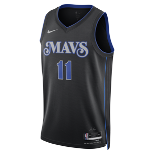 Dallas Mavericks 2023/24 City Edition Nike Dri-FIT NBA Swingman-trøje til mænd - sort sort L