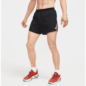 Nike Dri-FIT ADV AeroSwift-løbeshorts (10 cm) med indershorts til mænd - sort sort M