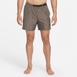Sammenfoldelige Nike-badebukser med bælte til mænd (13 cm) - brun brun S