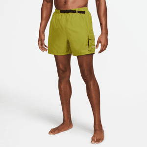 Sammenfoldelige Nike-badebukser med bælte til mænd (13 cm) - grøn grøn XL