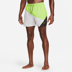Nike Logo Jackknife-volley-badeshorts (13 cm) til mænd - grøn grøn L