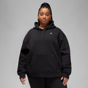 Jordan Flight-hættetrøje til kvinder (plus size) - sort sort 3X