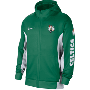 Boston Celtics Showtime Nike Dri-FIT NBA-hættetrøje med fuld lynlås til mænd - grøn grøn M