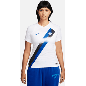 Inter Milan 2023/24 Stadium Away-Nike Dri-FIT-fodboldtrøje til kvinder - hvid hvid S (EU 36-38)