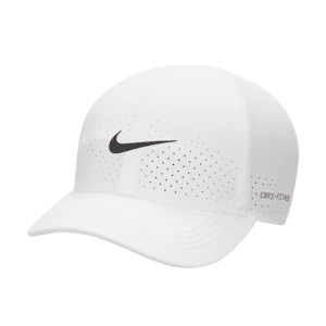 Nike Dri-FIT ADV Club-ustruktureret tenniskasket - hvid hvid S/M