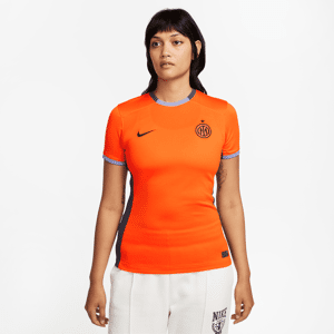 Inter Milan 2023/24 Stadium Third-Nike Dri-FIT fodboldtrøje til kvinder - Orange Orange S (EU 36-38)