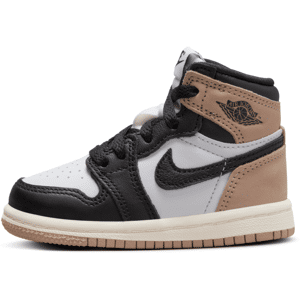 Jordan 1 Retro High OG-sko til babyer/småbørn - sort sort 18.5