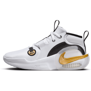 Nike Air Zoom Crossover 2-basketballsko til større børn - hvid hvid 35.5