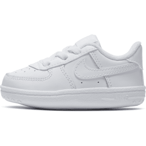 Nike Force 1 Crib-støvler til babyer - hvid hvid 17