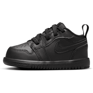 Jordan 1 Low Alt-sko til babyer/småbørn - sort sort 18.5