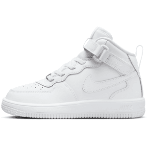 Nike Force 1 Mid EasyOn-sko til mindre børn - hvid hvid 29.5