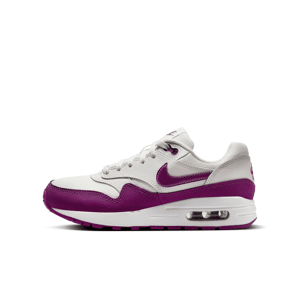 Nike Air Max 1-sko til større børn - hvid hvid 35.5