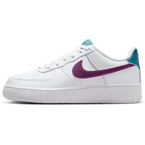 Nike Air Force 1-sko til større børn - hvid hvid 37.5