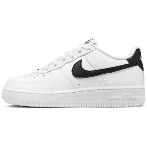 Nike Air Force 1-sko til større børn - hvid hvid 33.5