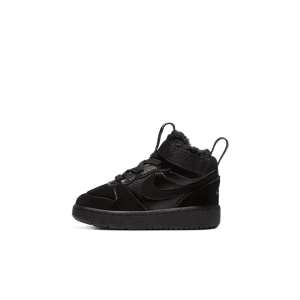 Nike Court Borough Mid 2-støvler til babyer/småbørn - sort sort 19.5