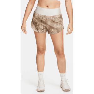 Nike Trail Repel-løbeshorts (7,5 cm) med mellemhøj talje og indershorts til kvinder - brun brun XL (EU 48-50)