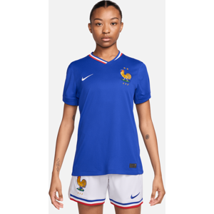 FFF 2024/25 Stadium Home Nike Dri-FIT Replica-fodboldtrøje til kvinder (herrehold) - blå blå S (EU 36-38)