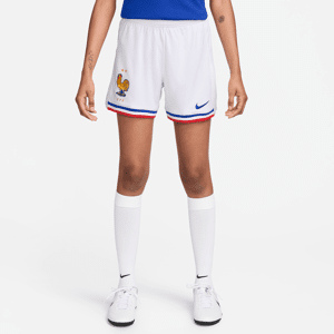 FFF 2024 Stadium Home Nike Dri-FIT Replica-fodboldshorts til kvinder - hvid hvid S (EU 36-38)