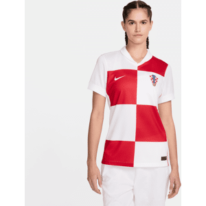 Kroatien 2024/25 Stadium Home Nike Dri-FIT Replica-fodboldtrøje til kvinder - hvid hvid M (EU 40-42)