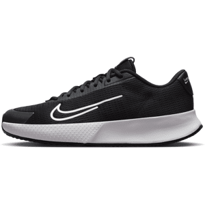 NikeCourt Vapor Lite 2-tennissko til grus til mænd - sort sort 45