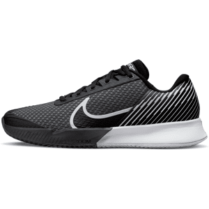 NikeCourt Air Zoom Vapor Pro 2-tennissko til grus til mænd - sort sort 42